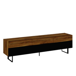 Hanah Home Soporte para TV Negro y Roble